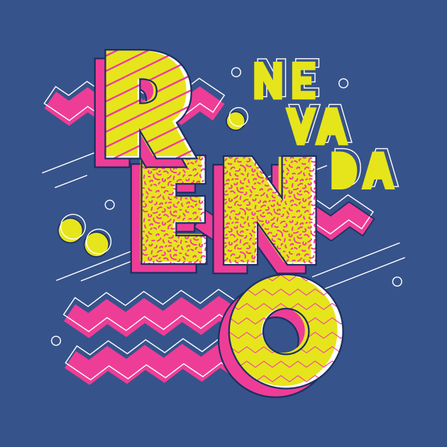 Retro 90s Reno, Nevada by SLAG_Creative