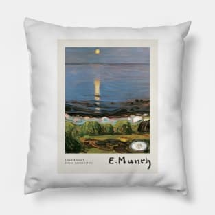 Summer Night by Munch Pillow