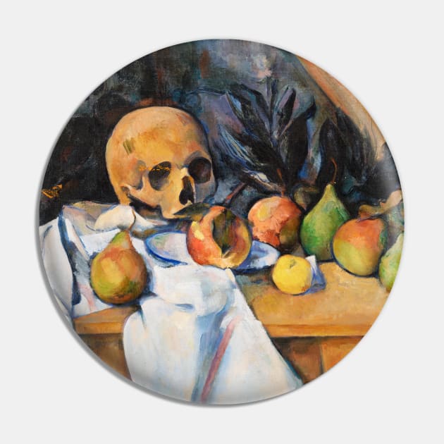 Paul Cezanne Nature Morte au Crane Painting Pin by thecolddots