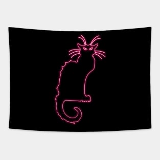 Chat Noir neon Tapestry