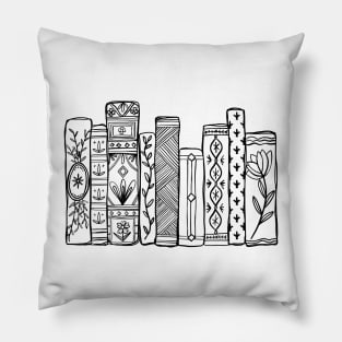 Vintage Bookshelf No.1 Pillow