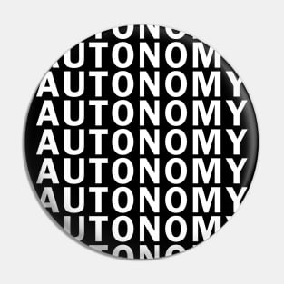 AUTONOMY Pin