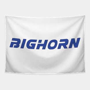 Bighorn Blue Logo Tapestry