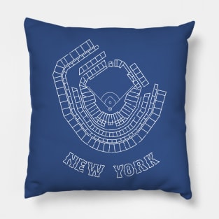 Citi Field - White - NY Pillow