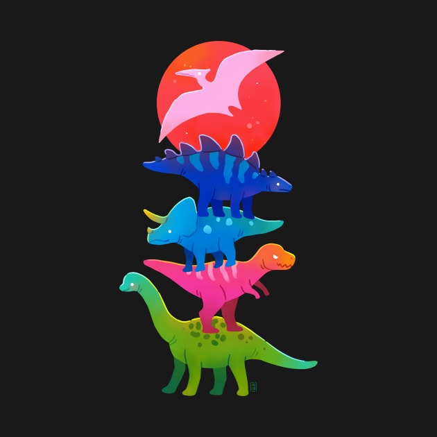 Colourful Dinosaurs by Freeminds