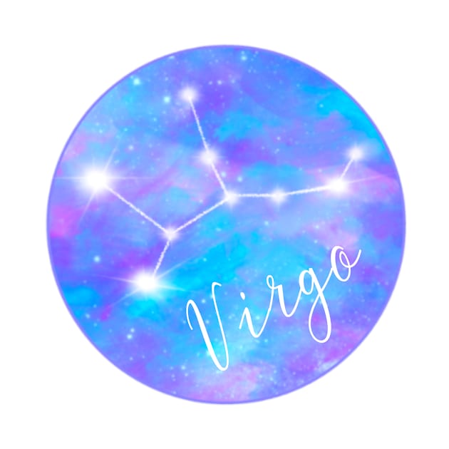 Virgo Zodiac sign constellation galaxy by Orangerinka