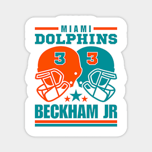 Miami Dolphins Beckham Jr 3 American Football Retro Magnet