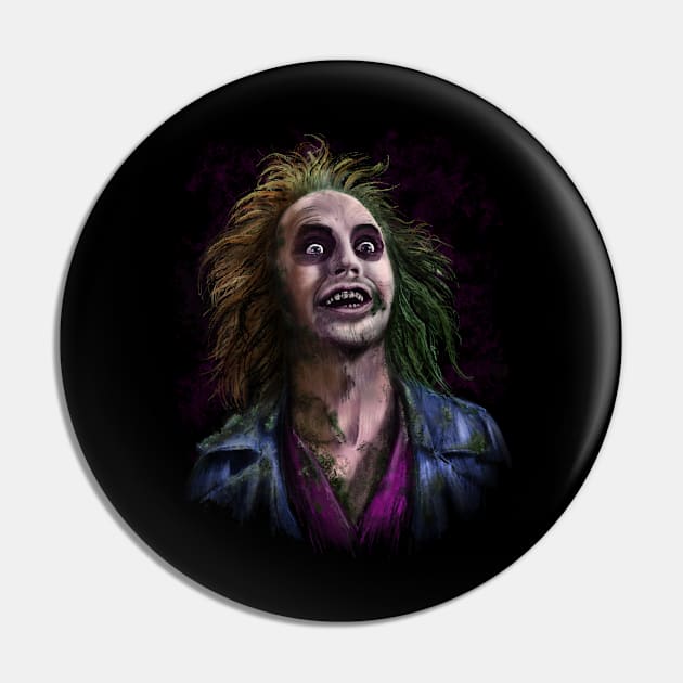 Beetlejuice Pin by Riverart