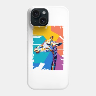 Animals Giraffe Wpap Art Phone Case