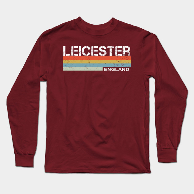 Leicester Retro Vintage Stripes Leicester Long Sleeve T Shirt Teepublic