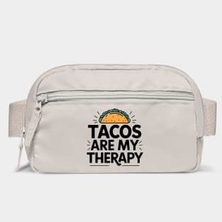 Tacos Are My Therapy Mexican Food Lover Humor Bag