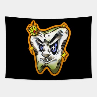 Handsome Teeth King Tapestry