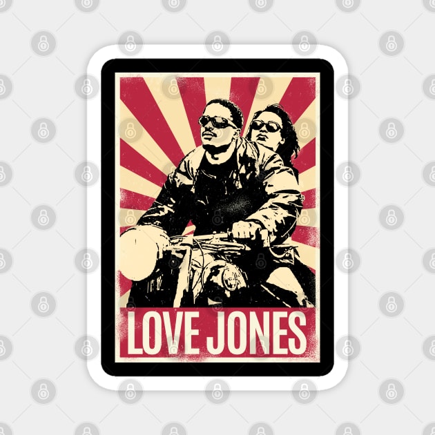 Retro Vintage Love Jones Magnet by Play And Create