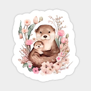 Cute otters Magnet