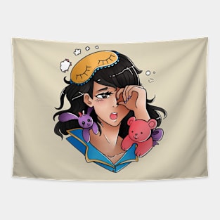 sleepy girl Tapestry