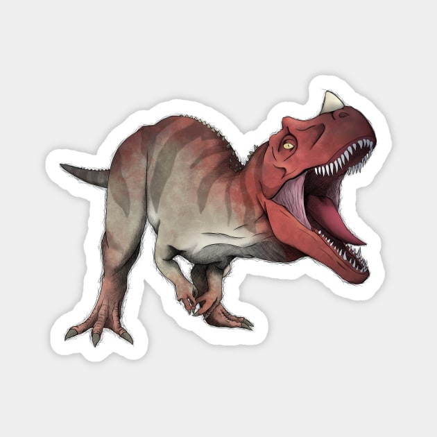 Ceratosaurus Magnet by Stranger Attire