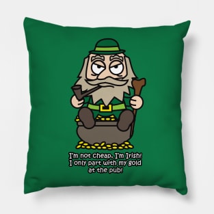 Irish Leprechaun Grandad Pillow