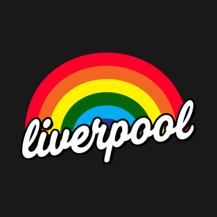 Liverpool Gay Pride LGBT Rainbow Flag T-Shirt