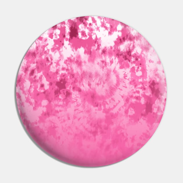 Ombre Hot Pink Tie-Dye Pin by Carolina Díaz