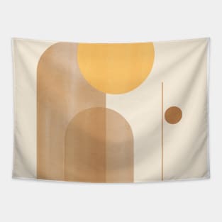 Mid-century modern Geometrical shapes Tapestry