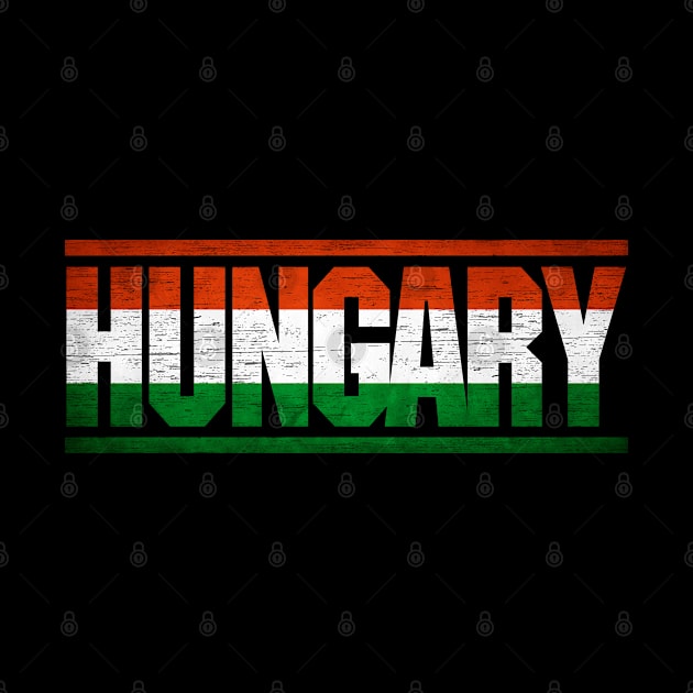 Hungary Retro Flag for Men Women Hungary National Pride by Henry jonh