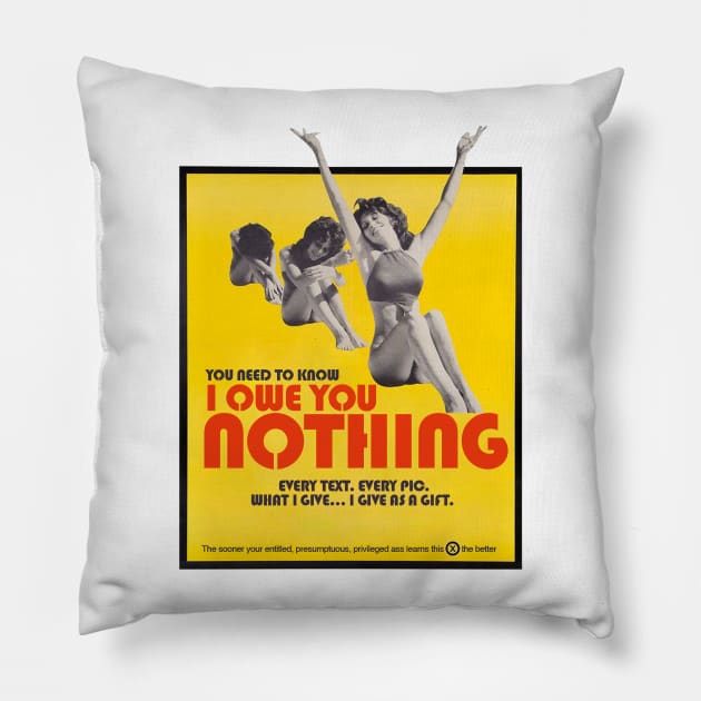 Nothing Pillow by Bubble Punk 