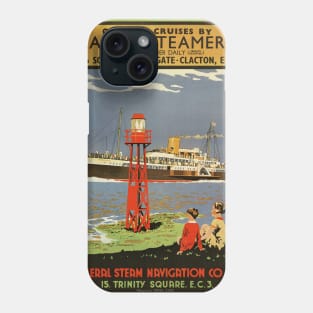 Eagle Steamers UK Vintage Poster 1935 Phone Case