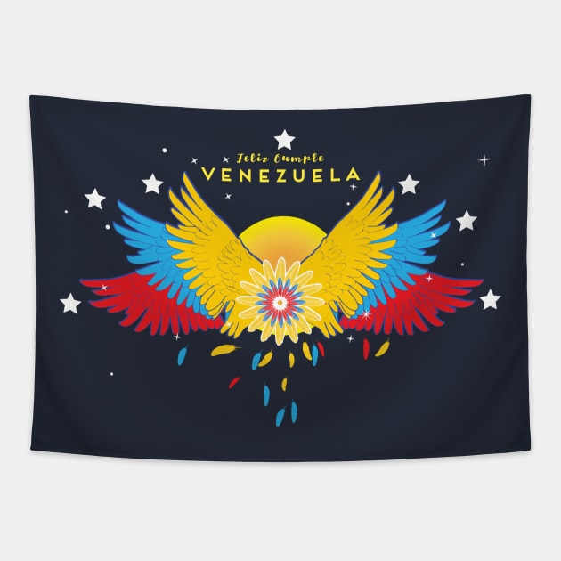 Venezuela Independence 5 of July Tapestry by emma17