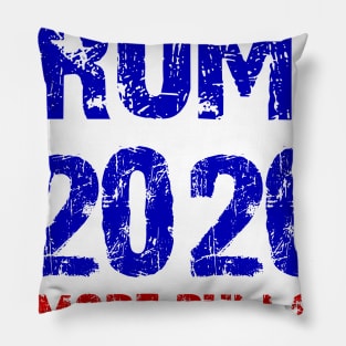 trump 2020 no more bullshit Pillow