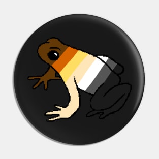Pixel Bear Frog Pin