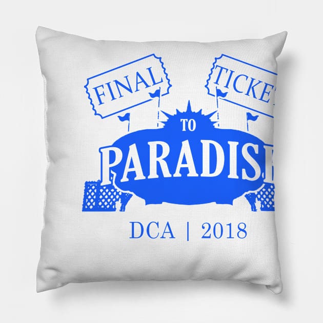 Final Ticket to Paradise Pillow by DevonDisneyland