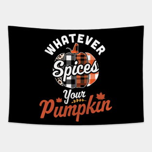 Whatever Spices Your Pumpkin - Autumn Halloween Thanksgiving Tapestry