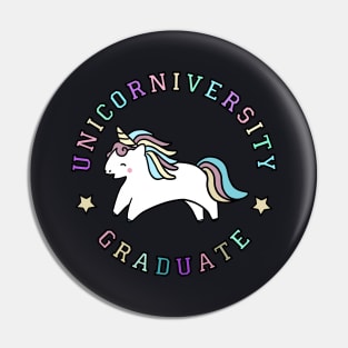 Unicorniversity Graduate Unisexunicorn Tee Funny Cute Unicorn Gift Kawaii Unicorn Horse Pin