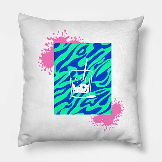 Negroni Zebra Print Pillow by Digital Canvas Ltd