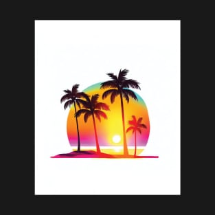 Retro Summer Sunset T-Shirt