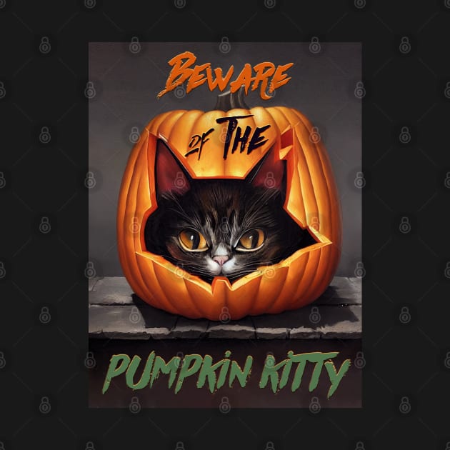 Beware Of The Pumpkin Kitty by Fresh! Printsss ™