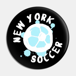 New York Soccer 02 Pin