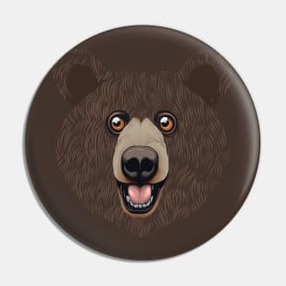 Funny Pretend I'm a Bear Halloween Costume Pin