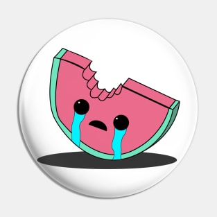 crying watermelon Pin