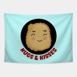 Nugs And Kisses | Nuggets Pun Tapestry