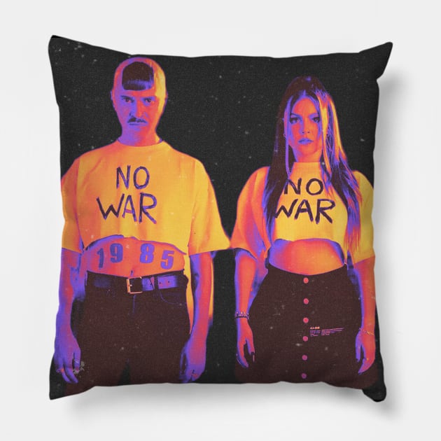 Little Big Russian Music Band Pillow by Vapison