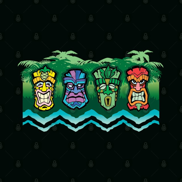 Tiki Guardians! by UncleFez