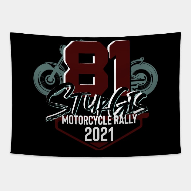 81st Sturgis South Dakota motorcycle rally Tapestry by PincGeneral