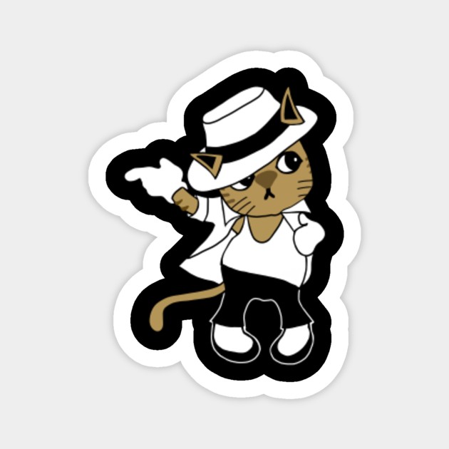 Michael Jackson dancing cat - Michael Jackson - Sticker | TeePublic Michael Jackson dancing cat - Michael Jackson - Sticker | TeePublic