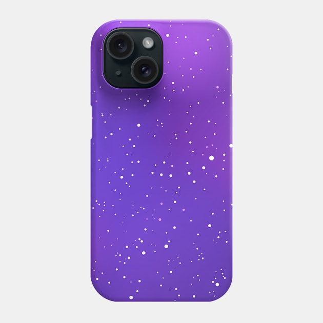 Purple Galaxy Phone Case by Bunnibi