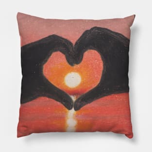 Lovely Sunset Scenery Pillow