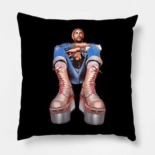 Marvin Gaye Iconic Portrait - Soulful Music Tribute Pillow