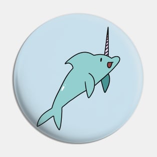 Unicorn Dolphin Pin