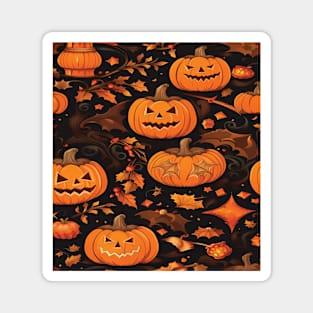 Halloween art ideas pattern Magnet