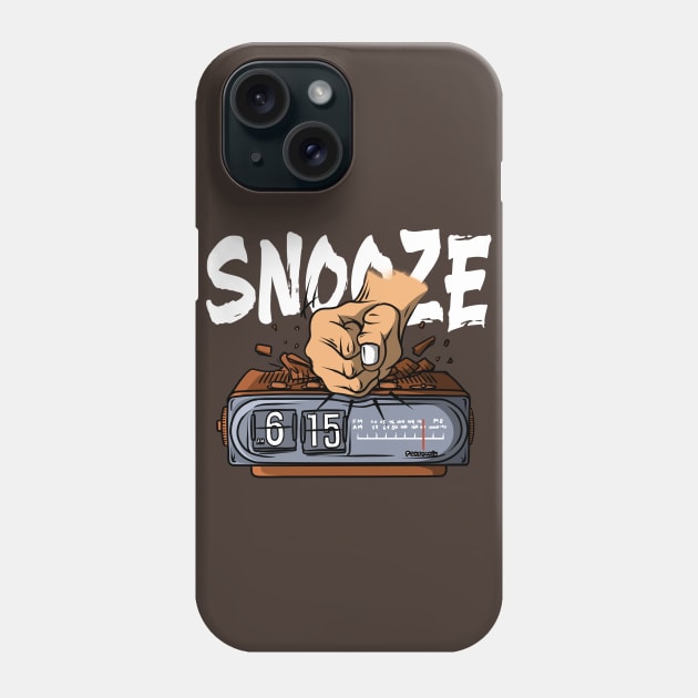 Snooze Phone Case by Brainfrz